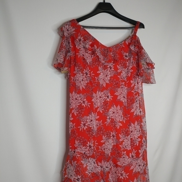 Vince Camuto Boudoir Botanical Ruffle Dress - Picture 7 of 11